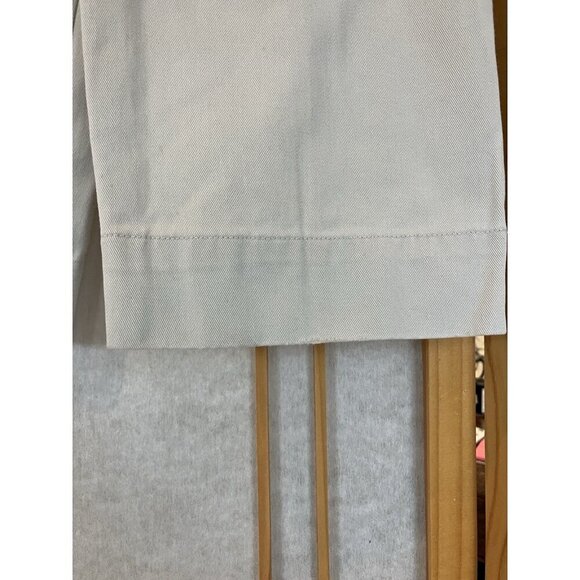 Ralph Lauren Sport Pants Womens Size 10 Beige Flat Front Chino Twill Straight - Picture 9 of 11
